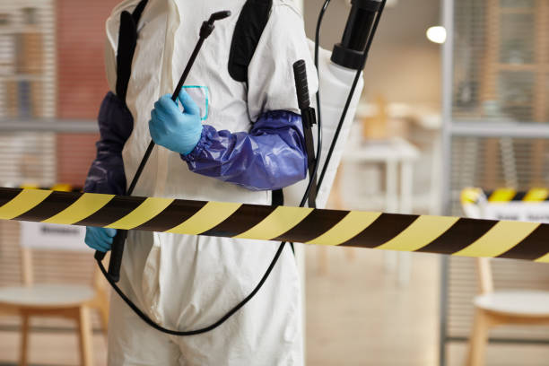 Professional Biohazard Cleanup technician working in Chualar, CA